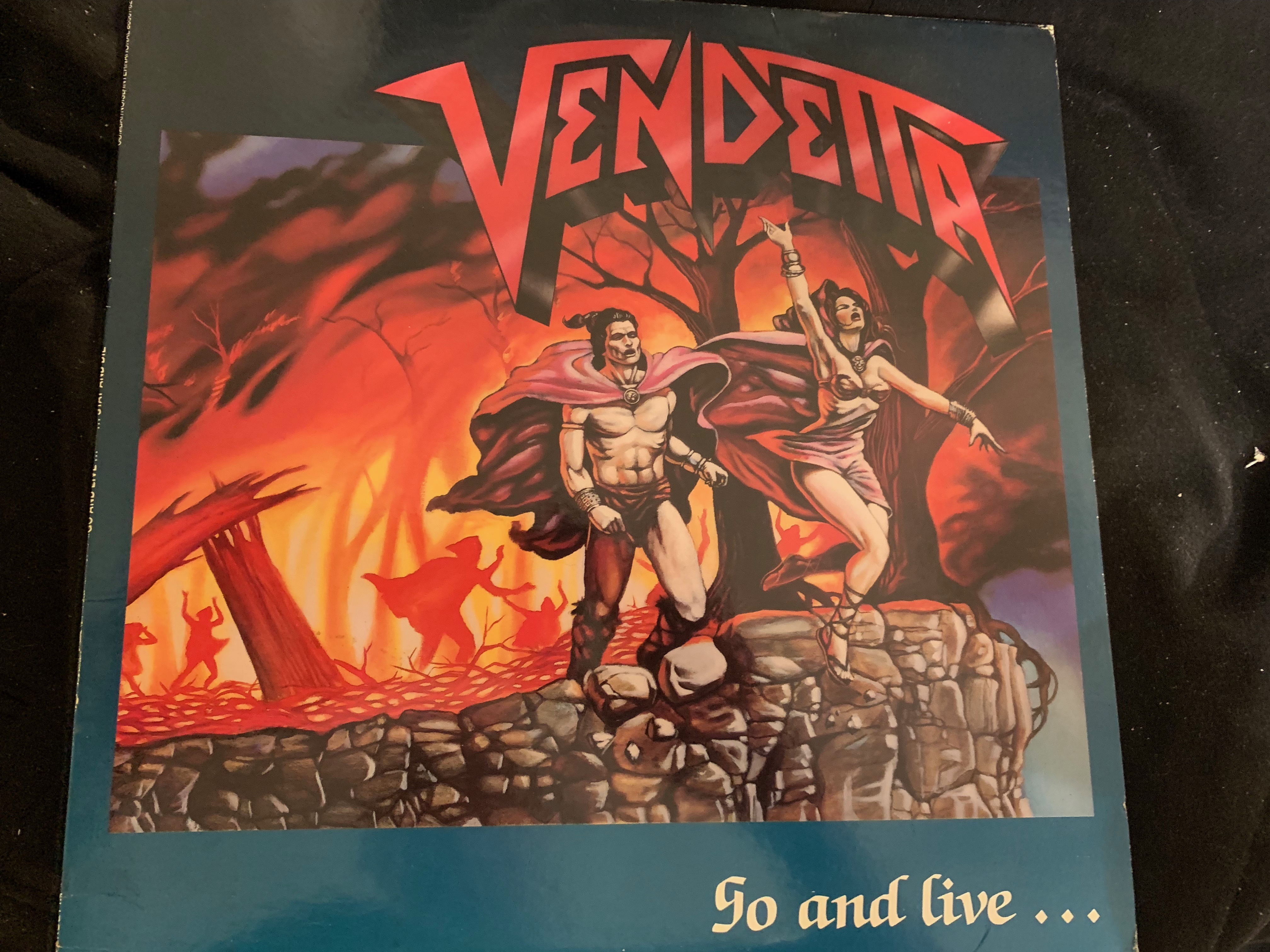 VENDETTA "Go and Live…Stay and Die!" 1987 - German Thrash Band