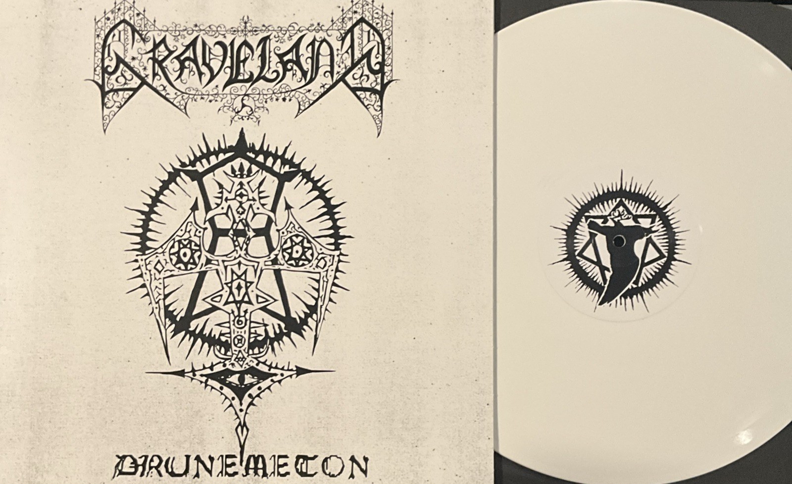 Graveland - Drunemeton LP 2021 Clandestine Coven Records [White